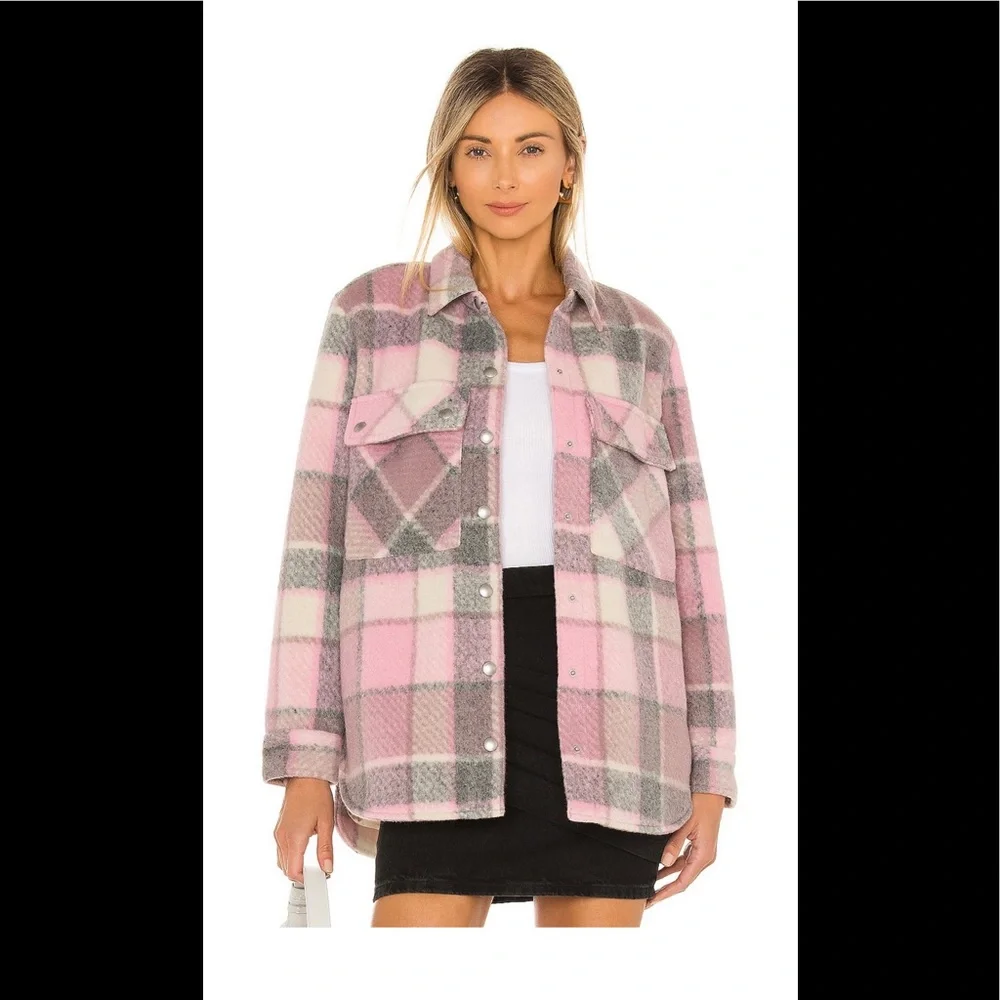 BLANKNYC Flannel Shacket in cabin fever - Picture 5 of 5